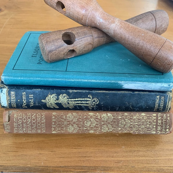 antique books Other - 4 / 20 $ SALE Antique Book Bundle/music dictionary/poems, essays